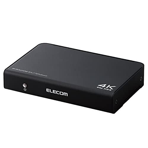 ELECOM エレコム エレコム HDMI分かちあう器 4K 60サイクル(18Gbps) 1インプット 2最終生産物 HDCP2.2相応う VSP-HDP12BK