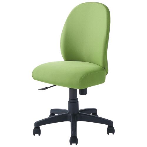 ナカバヤシ ポケットコイル抗菌チェア 肘なし グリーン OTS801-G 1脚【OTS801-G】