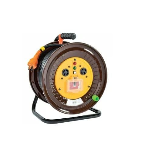 日動実業 日動 電気工膜鳴楽器 三相200V 過厄介なもの短絡保護すること兼用ブレーカー付 20m (NDEC32020A 5026)