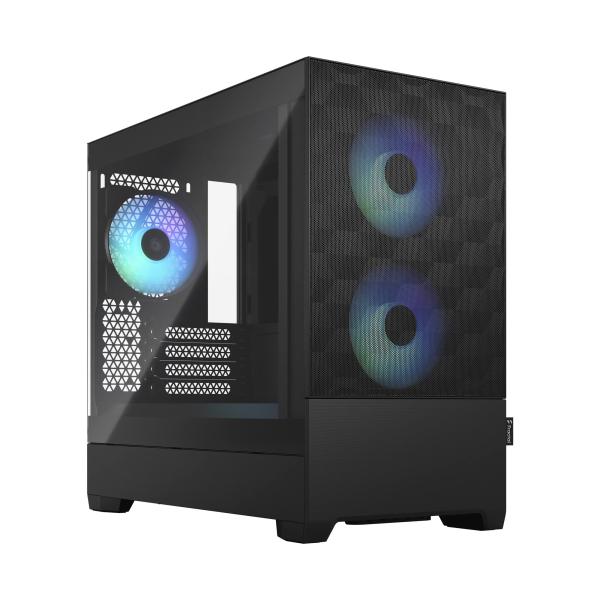 Synology Fractal Design Pop Mini Air RGB White TG Clear Tint ミニタワー型PCケース FD-C-POR1M-01 CS8033