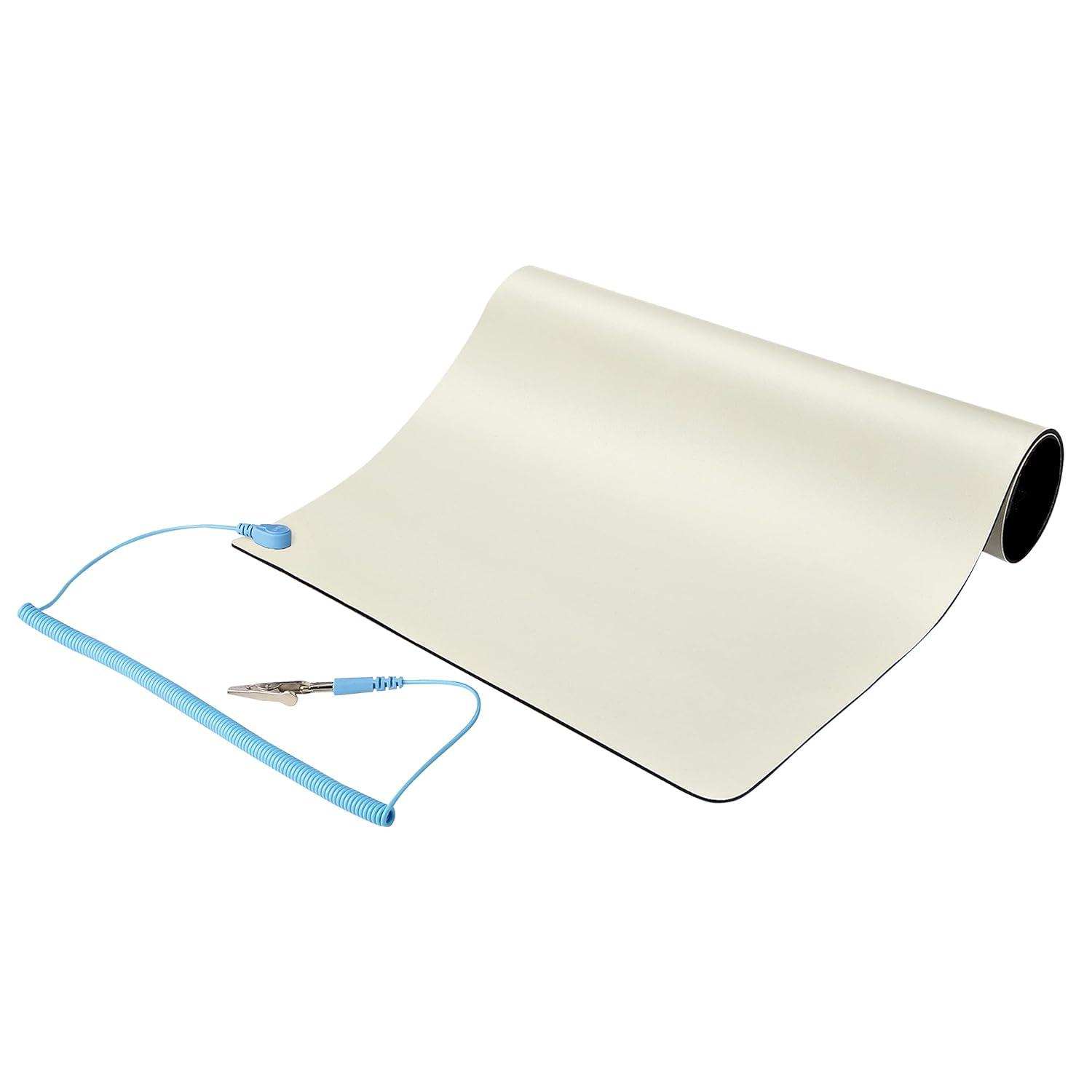 STARTECH.COM StarTech.com 静電気除去マット/30cm x 46cm/取外し可能アースコード付き/ANSI/ESD S 4.1準拠/サーモプラスチック静電作業マット/卓上除電シート SM-ANTI-STATIC-MAT