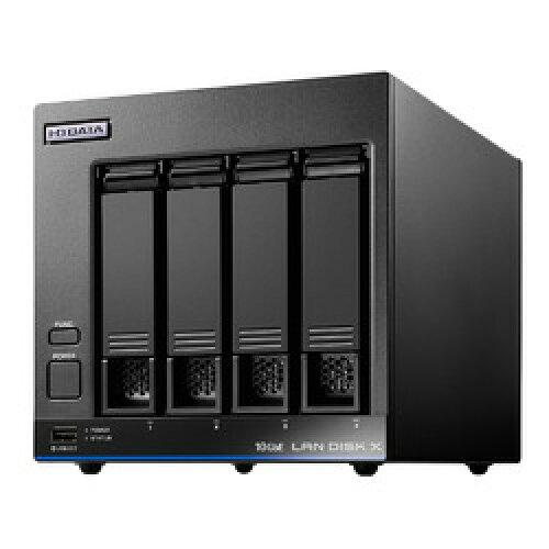 IODATA アイオーデータ 10GbE＆マルチギガビット Linux 法人4ドライブNAS 8TB(5年保証・データ復旧)(HDL4-XA8B)