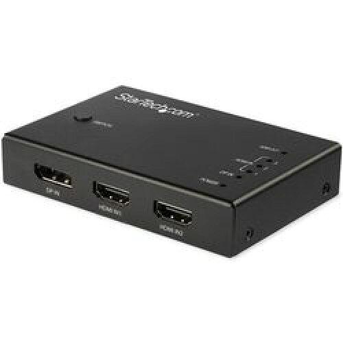 STARTECH.COM StarTech.com 4インプット1最終生産物HDMI見せびらかすうつり変わり器 3x HDMI/1x DisplayPort 4K60サイクル相応う マルチポートHDMIセレクター 自動小銃うつり変わり役立つこと付き添い人 VS421HDDP