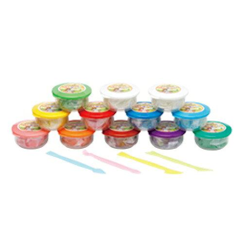 銀鳥産業(Ginchosangyou) こむぎねんど こむぎんちょ 11色セット ヘラ4本付 (041-086)【入数:24】