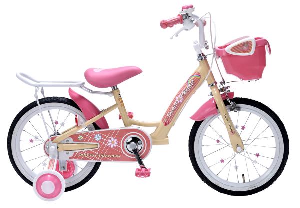 池商 子供用自転車16/女の子用 アプリコット MD-12AP【沖縄・離島への配送不可】|ECJOY!店