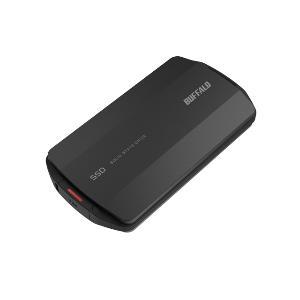 BUFFALO バッファロー PC対応 USB3.2(Gen2)対応 高速モデル TypeA-C対応(SSD-PHP1.0U3-BA)