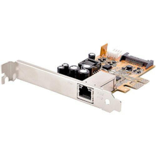 STARTECH.COM StarTech.com ネットワークアダプターカード/PCI Express x1/1界面/2.5Gbps/30W 802.3at PoE/Windows ＆ リナックス/PCIe ギガビットイーサネット NIC/RJ45 増設 有線ローカルエリアネットワーク 給電 ST1000PEXPSE