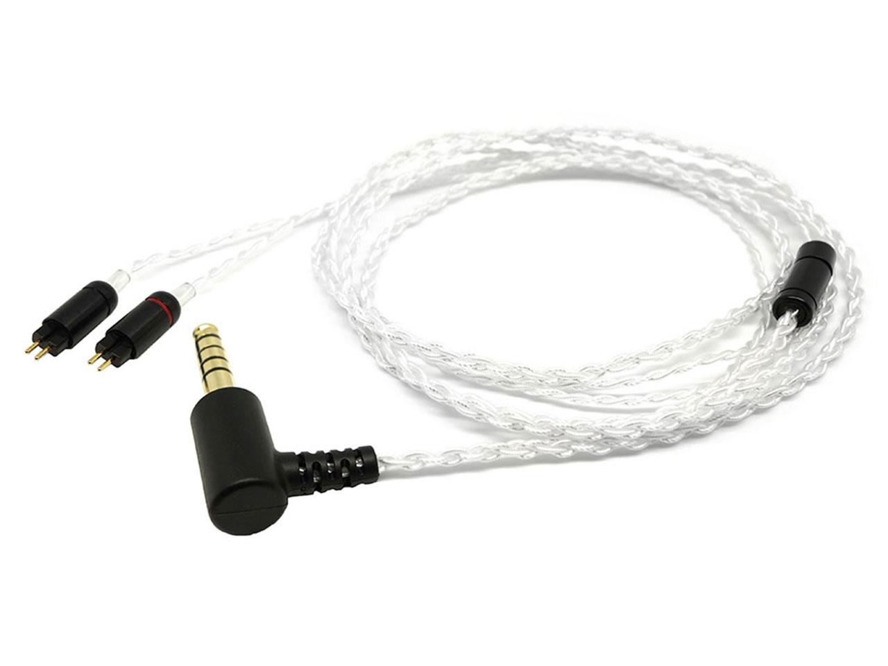 Wisetech モルフェウス(MORPHEUS)【4.4粍5極平衡にする/カスタムIEM2pin】 NLE-MOS スピーカーケーブル-TV・オーディオ・カメラ