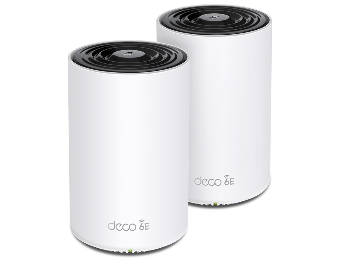TP-LINK 無線LAN6E 人工知能学メッシュ 2402+2402+574Mbps 6GHz相応う取り組み周波数帯域 3年引き請ける(DECO XE75 2P)