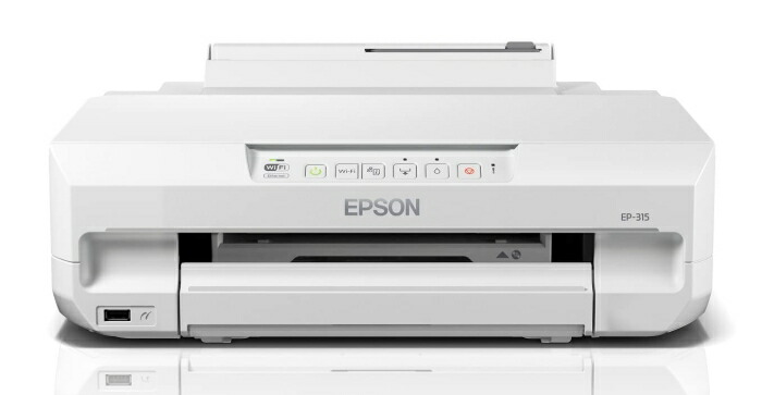 EPSON エプソン EP-315 Colorio インクジェット印刷工 インキ6色 染め料 5760×1440 dpi 最大限度質問用紙大きさA4 繋ぎ合わせる(USB)〇 繋ぎ合わせる(有線ローカルエリアネットワーク/無線電話ローカルエリアネットワーク)〇 白いこと
