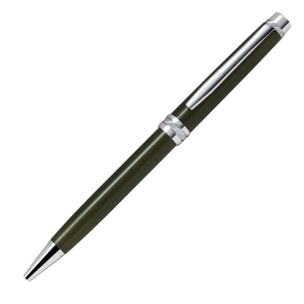 飛行士会社企業 油性ボールペン グランセCR オリーブ緑であること【BGRC-18SR-OG】