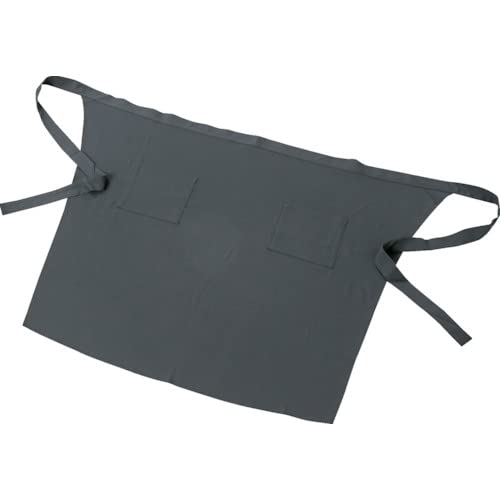 TRUSCO トラスコ中山 TRUSCO 難燃ストレッチ 腰下エプロン グレー (FRPKGY 8000)