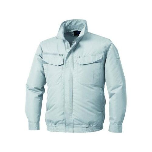 KUCHOFUKU 空調服 空調服 空調服 長袖ブルゾン シルバー 5L (KU92350K30S7 2336)