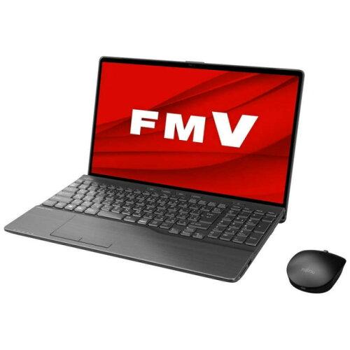 FUJITSU 富士通 FMVA77H2B 富士通 LIFEBOOK Windows 11 Home 15.6型（インチ） Core i7 メモリ16GB SSD 512GB 1920×1080 Webカメラ有り Office有り ブラック系画像