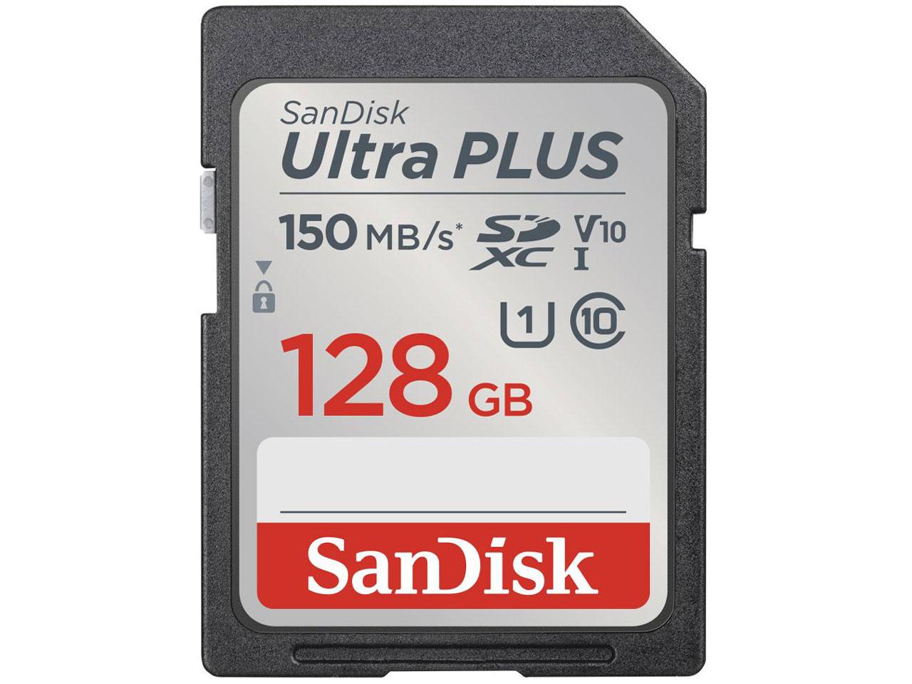 サンディスク ウルトラプラス SDXC UHS-Iカード128GB(SDSDUWC-128G-JN3IN)