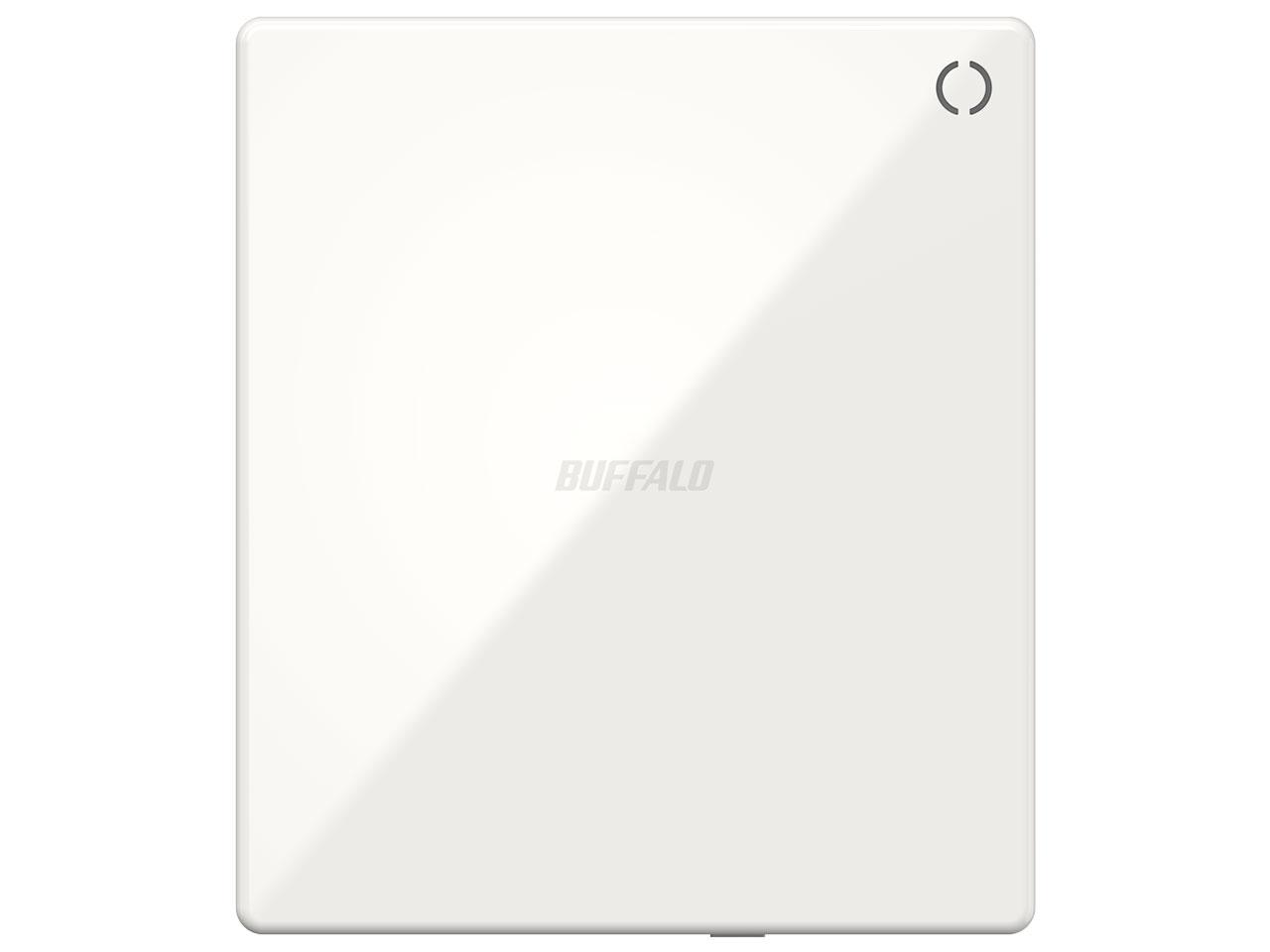BUFFALO バッファロー RR-PW2-WH スマホ用CDレコーダー「ラクレコ」DVD再生＆microSD搭載(RR-PW2-WH)