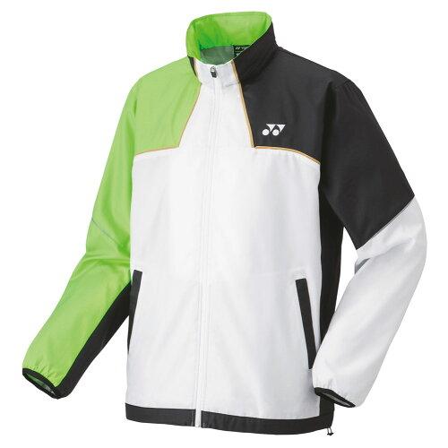 YONEX ヨネックス ユニウラジツキウィンドウォーマーシャツ (70095) [色 : ホワイト/グリーン] [サイズ : O]