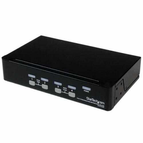 STARTECH.COM KVM取り替えっこ/4界面/1画面/VGA/1920x1440/OSD/1U仕合わせ相応う(SV431DUSBU)