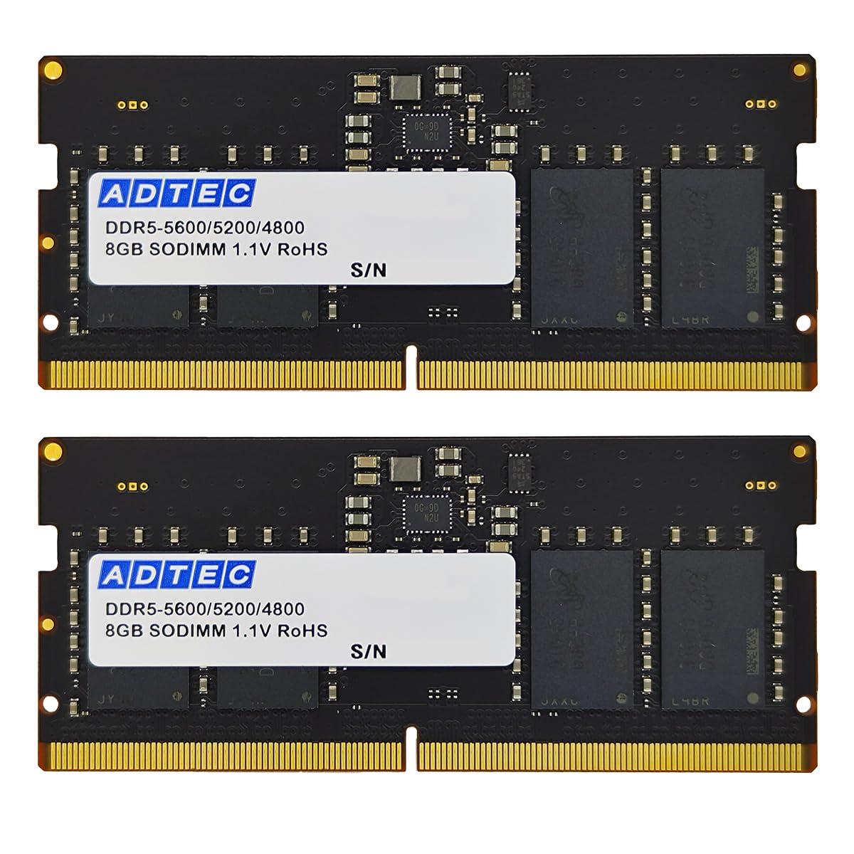 ADTEC アドテック ADS5600N-X8GW DDR5-5600 UDIMM 8GB(ADS5600N-X8GW)