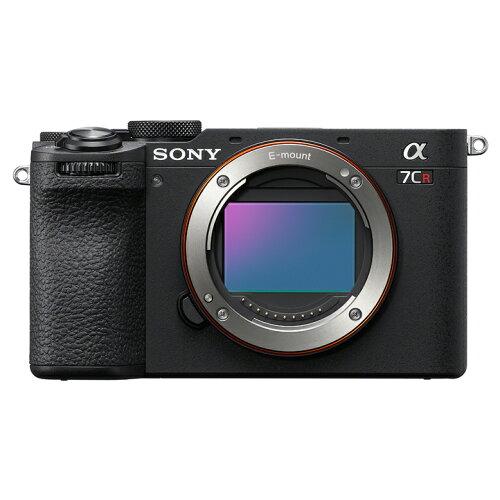 SONY ソニー ILCE-7CR/B デジタル一眼写真機 α7CR 上半身 黒いこと(Eマウント)(ILCE-7CR/B)