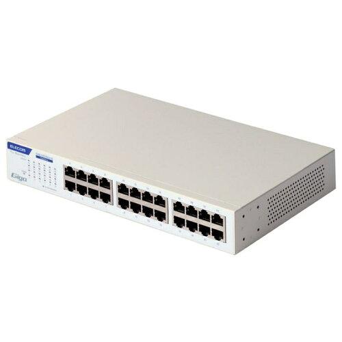 ELECOM エレコム 法人向けスイッチングこしき/アンマネージ/Giga/24界面/3年引き受ける(EHB-UG2B24-S)