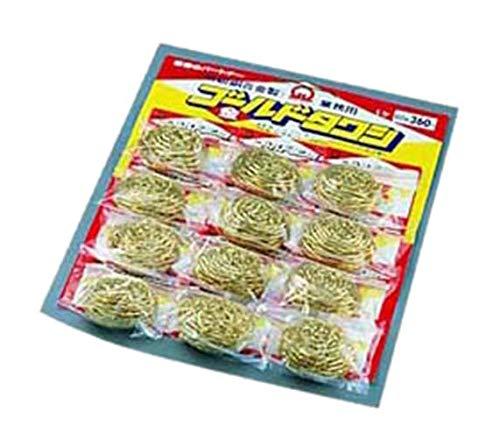 TKG テイケイジイ 遠藤商事 ＳＡ金管楽器ゴールドタワシ（１２個裏張り付）６０ｇ【JTW05060】