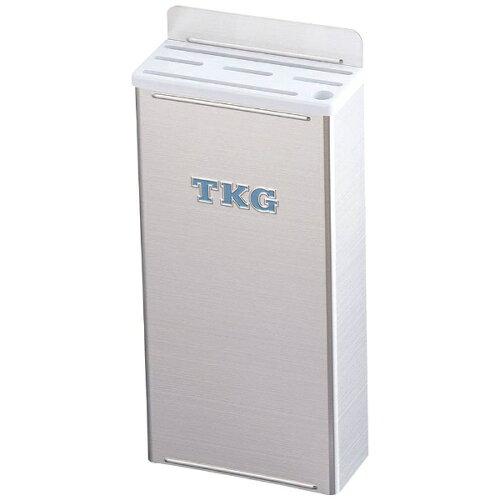 TKG テイケイジイ 遠藤商事 ＴＫＧ１８－８プラ板付カラーナイフラック小　Ｂタイプ　白【AHU661】