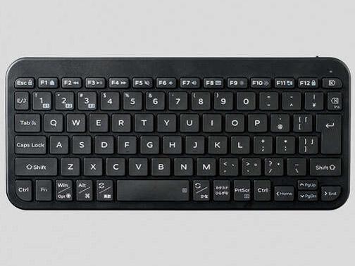 ELECOM エレコム Bluetoothミニキーボード/薄型/パンタグラフ/ブラック(TK-TM10BPBK)