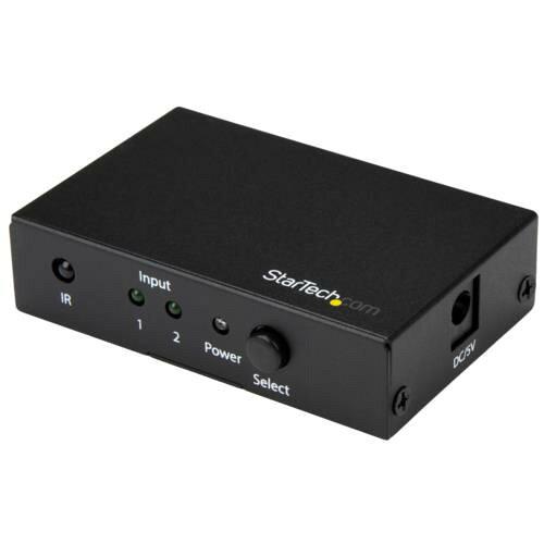 STARTECH.COM 2インプット1最終生産物HDMI見せびらかすうつり変わり器/スイッチャ?/セレクター 遠隔操作付