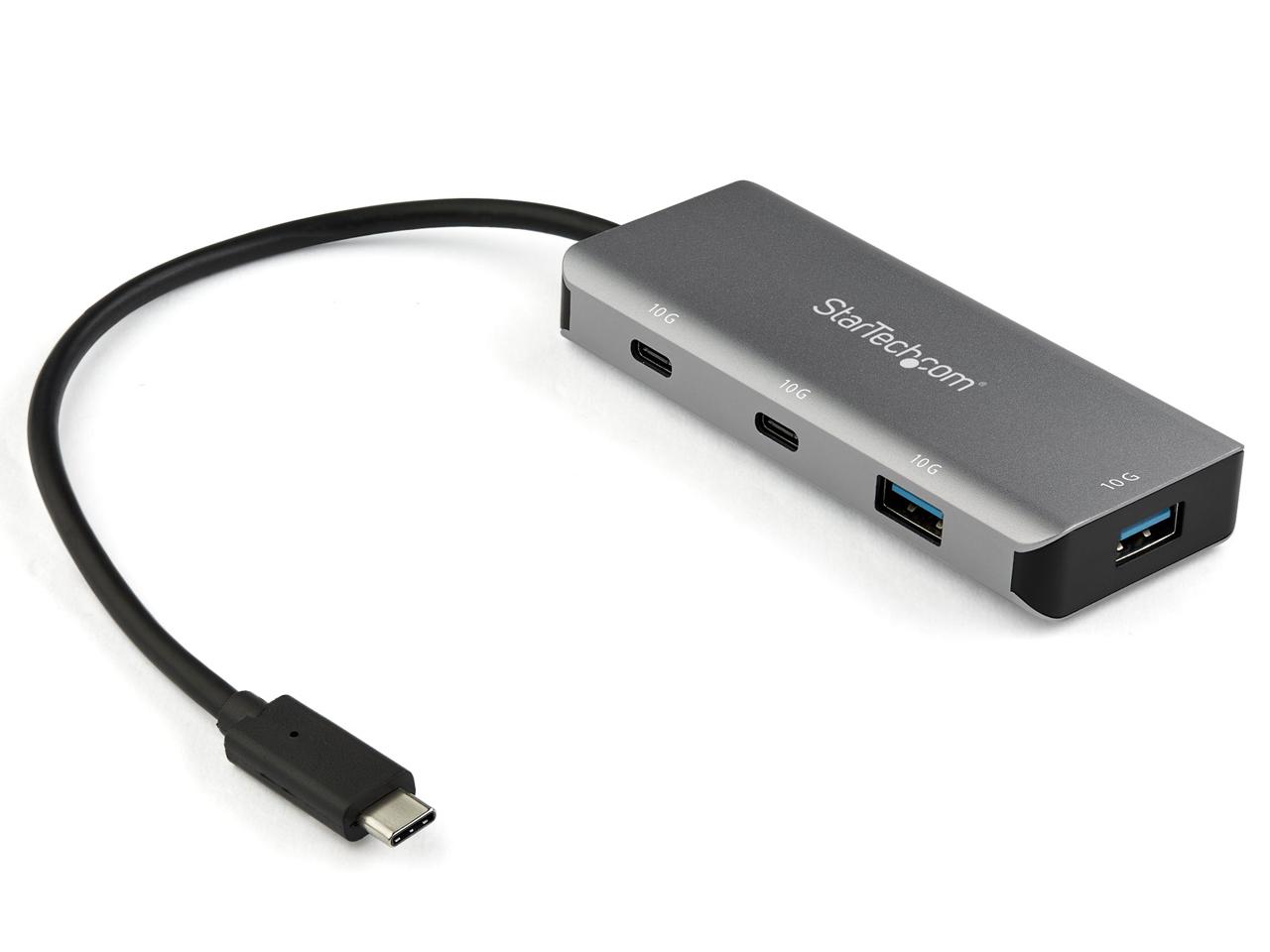 STARTECH.COM 4ポートUSB-Cハブ USB 3.1 GEN 2準拠 2X TYPE-Cポート/2X TYPE-Aポー|ECJOY!店