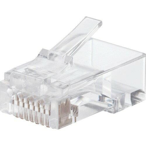 ELECOM エレコム RJ45コネクタ　CAT6・CAT6A対応　単線・ヨリ線対応　100個入 LD-6RJ45T100 1セット(100個入)