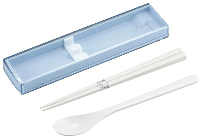 OSK ≪新商品≫【DISH UP LUNCH】 引フタコンビ 箸＆スプーンセット 抗菌＜日本製＞ (143700)【入数:60】｜ECJOY！店