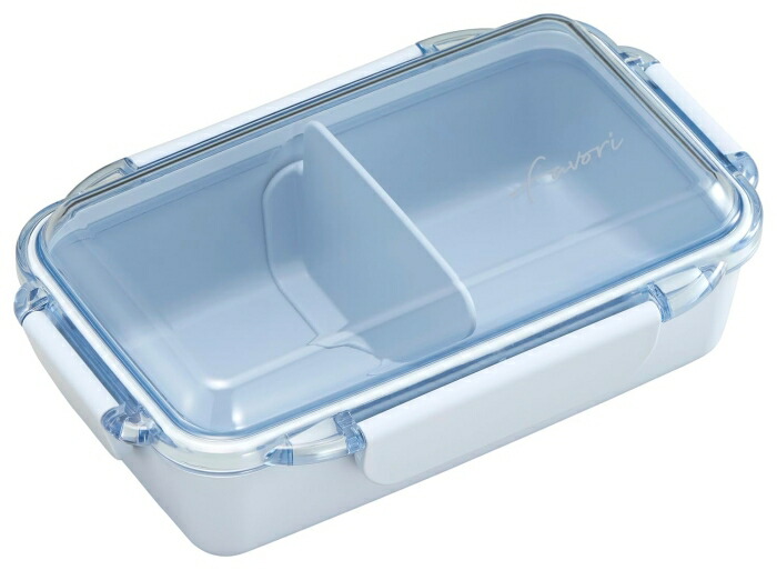 OSK ≪新商品≫【DISH UP LUNCH】 弁当箱 ランチボックス(仕切付) 抗菌＜日本製＞ (143717)【入数:30】