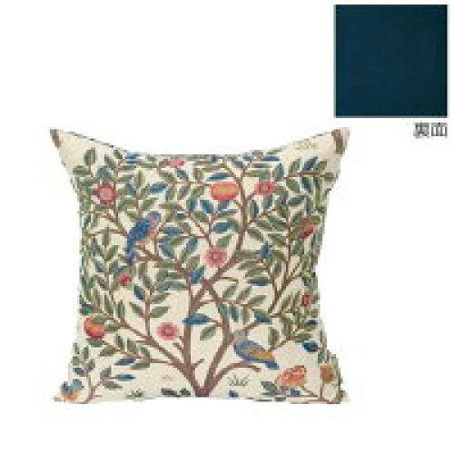 川島織物セルコン Morris Design Studio ケルムスコットツリー 背当クッションカバー 50×50cm LL1722 BE ベージュ (1270512)