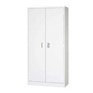 COMOLIFE コモライフ 一般書庫 両開 シリンダー錠 ホワイト COM-603-W (1352859)｜ECJOY！店
