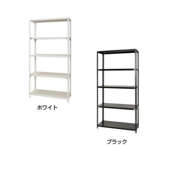 北島 スチールラック NC1200-24-5段 間口1200×奥行450×高さ2400mm ブラック|ECJOY!店