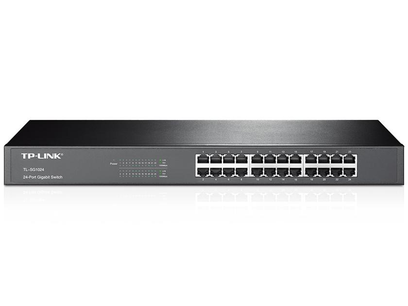 普聯技術 24ポート ギガビット ラックマウント スイッチ(TL-SG1024)