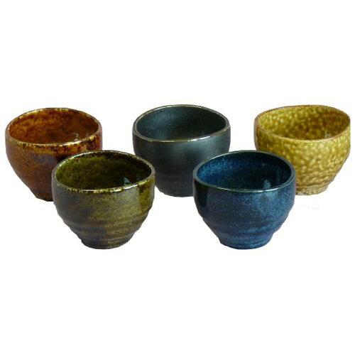 アワサカ 【仁峰】 五釉 はんなり碗揃 [日本製 美濃焼 食器 陶器] (-)【入数:10】