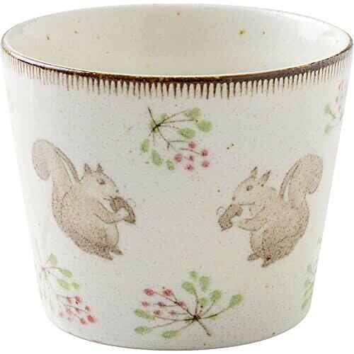 MINORUTOKI みのる陶器 【calme(カルム)】 フリーカップ リス[日本製 美濃焼 食器]オリジナル (clm064965583703273)【入数:40】 14,590円