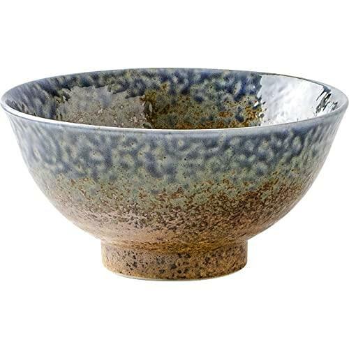MINORUTOKI みのる陶器 ≪メーカー取寄≫【玉響-たまゆら-】砂地藍流し 155和丼[日本製 美濃焼 陶器 食器] (a01214965583030874)【入数:10】