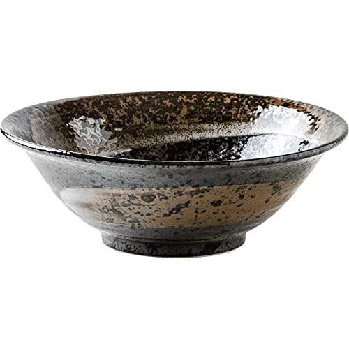 MINORUTOKI みのる陶器 ≪メーカー取寄≫【玉響-たまゆら-】明世荒刷毛 195反和丼[日本製 美濃焼 陶器 食器] (a01254965583030928)【入数:40】｜ECJOY！店