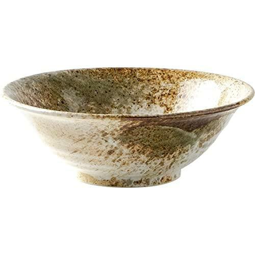 MINORUTOKI みのる陶器 ≪メーカー取寄≫【玉響-たまゆら-】雪志野 195反和丼[日本製 美濃焼 陶器 食器] (a01264965583030935)【入数:40】
