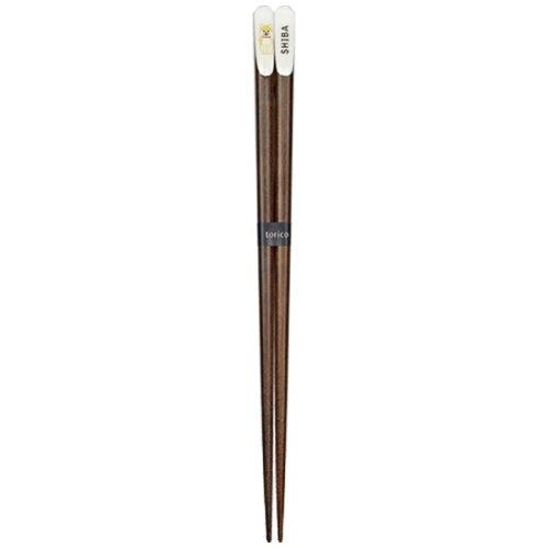 田中箸店 【箸】天削 柴犬 23.0糎 [木製 御厨子所物の具 食器] (a02654974835601229)【入数:40】