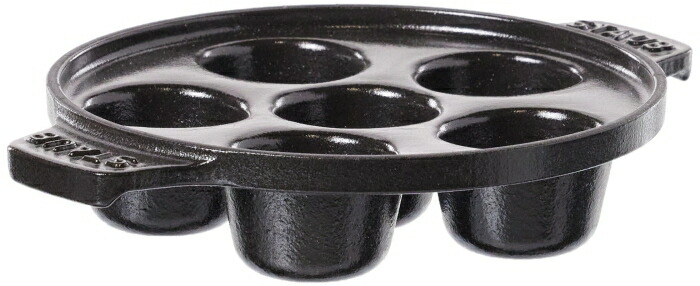 STAUB FONDERIE ストウブ　エスカルゴディッシュ　６穴４０５０９－５５０　黒【RST3801】 9,158円