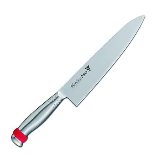 富士カトラリー Narihira PRO ケイ素樹脂輪っか付オールステンレス鋼 牛刀210粍 (2350971)【入数:36】