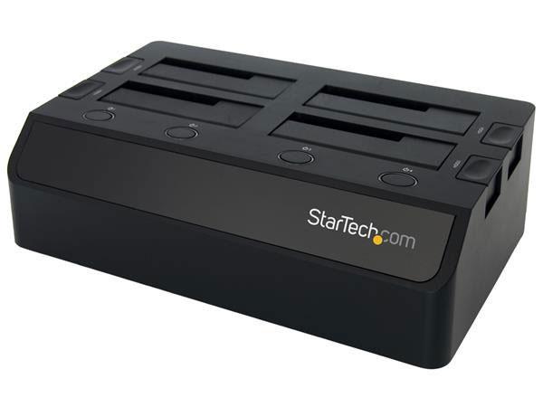 STARTECH.COM 粘土弗型2.5/3.5inHDD/SDD 4台積み上げるドック USB 3.0繋ぎ合わせる SATA