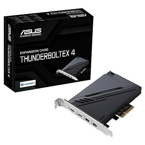 ASUS エイスース ASUS 取りひろげる歌留多 ThunderboltEX 4 デュアルThunderbolt 4 (USB?C)界面 DisplayPort 1.4 PCIe 3.0x4インター人間の顔