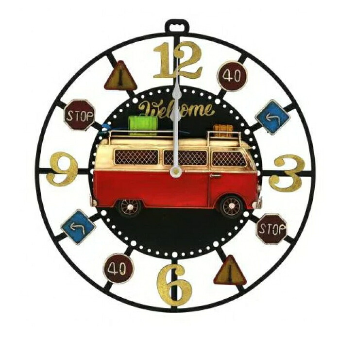 東洋石創 43172 ブリキclock bus