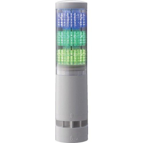 パトライト(Patlite) LA63DLJWBRYGパトライト LA6型積層情報表示灯Φ60 L型ポール・キャブタイヤ・ブザーあり8358309