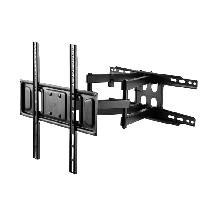 グリーンハウス(GREEN HOUSE) グリーンハウス テレビ壁掛け金具 ダブルアームタイプ 31.5～70インチ用 耐荷重40kg 上下左右アーム フリー 上下角度調整 大型TV/ディスプレイ 3 GH-WMDA-BK ブラック